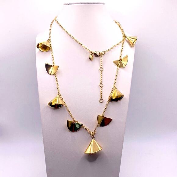 J Crew Vintage Charms Golden Necklace - Picture 2 of 5